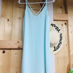 Topshop blue dress